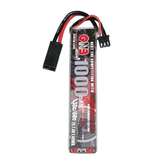 Аккумулятор для страйкбола Li-po Gaoneng GNB 1000MAH 2S1P 7.4V 30C 11.5x20.5x102mm Mini Tamiya — фото 3