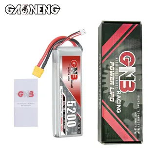 Аккумулятор LiPo GAONENG GNB 5200mAh 2S1P 7.4V 60C 134х44х34mm XT60 — фото 5