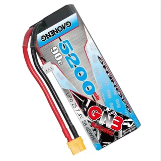 Аккумулятор Li-po Gaoneng GNB 5200MAH 7.4V 2S1P 90C 25.1x47x139mm XT60 — фото 2