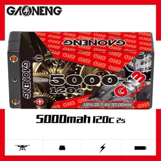 Аккумулятор Li-po Gaoneng GNB 5000MAH 7.4V 2S2P 120C 25.1x47x96mm XT60