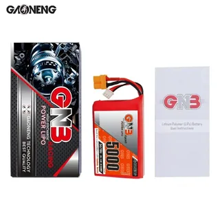 Аккумулятор Li-po Gaoneng GNB 5000mah 2S1P 7.4V 5C 20*53*81mm for Radiomaster TX16S — фото 6