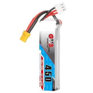 Аккумулятор Li-po Gaoneng GNB 450mah 2S1P 7.4V 80C 14x18x63mm XT30 — фото 4