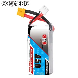 Аккумулятор Li-po Gaoneng GNB 450mah 2S1P 7.4V 80C 11x31x57mm XT30 — фото 2