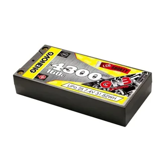 Аккумулятор Li-po Gaoneng GNB 4300MAH 7.4V 2S1P 160C HV 18.5x47x96mm — фото 2
