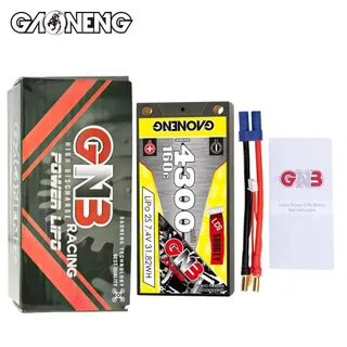 Аккумулятор Li-po Gaoneng GNB 4300MAH 7.4V 2S1P 160C HV 18.5x47x96mm — фото 6