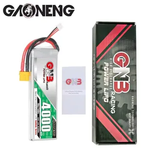 Аккумулятор Li-po Gaoneng GNB 4000mah 2S1P 7.4V 70C 14x43x135mm XT60 — фото 5