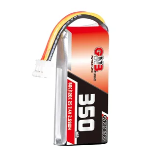Аккумулятор Li-po GAONENG GNB 350mAh 2S1P 7.4V 60C LiPo Battery PH2.0 3Pin Connector — фото 4