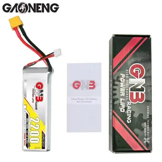 Аккумулятор Li-po Gaoneng GNB 2200mah 2S1P 7.4V 100C 17x34x104mm XT60 — фото 5