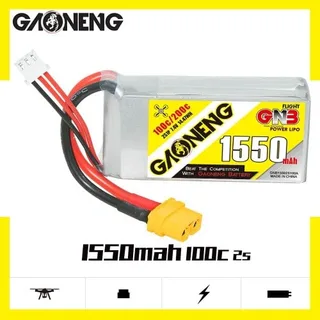 Аккумулятор Li-po Gaoneng GNB 1550mah 2S1P 7.4V 100C 18x34x70mm XT60