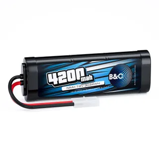 Аккумулятор NiMH B&C 6-Cells 4200 MAH 7.2V, Tamiya