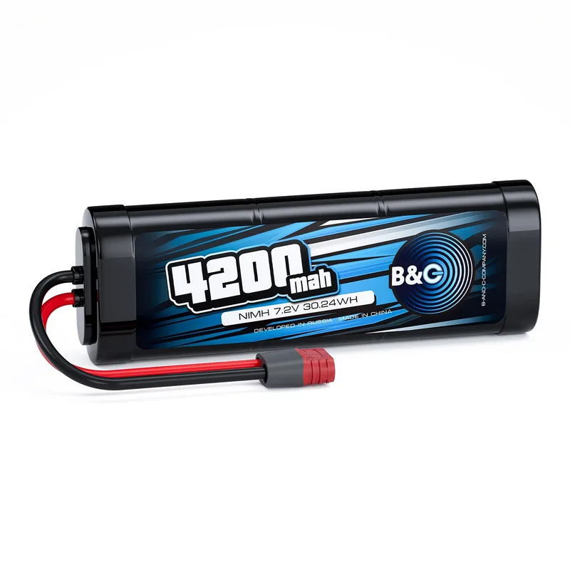 Аккумулятор NiMH B&C 6-Cells 4200 MAH 7.2V, T-plug