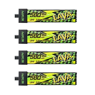 Аккумуляторы Li-po BetaFPV LAVA II 580mAh 1S 3.8V HV 95C BT2.0 (Набор 4 штуки)