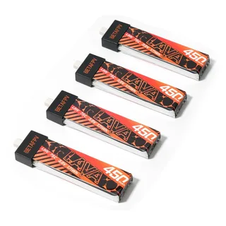 Аккумуляторы Li-po BetaFPV LAVA 450mAh 1S 3.8V HV 75C BT2.0 (Набор 4 штуки) — фото 2