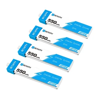 Аккумуляторы Li-po BetaFPV 550mAh 1S 3.8V HV 40/80C BT2.0 (Набор 4 штуки) — фото 2