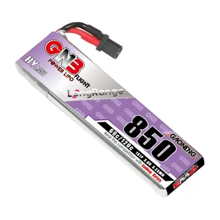 Аккумулятор Li-po Gaoneng GNB 850mah 1S1P 3.8V HV 60C 7.7*18*66mm CABLED A30 — фото 2