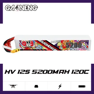 Аккумулятор LiPo GAONENG GNB 5200mAh 12S1P 45.6V 120C 280х50х56mm XT90S