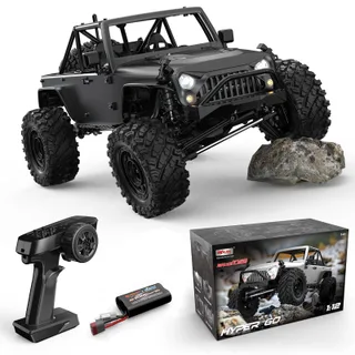 Краулер MJX Hyper Go H12Y 1:12, бесколлекторный, 4WD RTR, чёрный