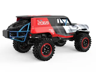 Радиоуправляемый краулер MJX Hyper Go H12P Ford Bronco R 1:12, бесколлекторный, 4WD RTR — фото 6