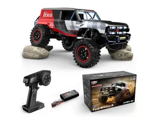 Радиоуправляемый краулер MJX Hyper Go H12P Ford Bronco R 1:12, бесколлекторный, 4WD RTR — фото 9