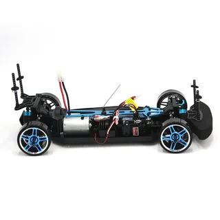 Радиоуправляемый автомобиль для дрифта HSP Flying Fish 1 LED фары 4WD 1:10 2.4G — фото 4
