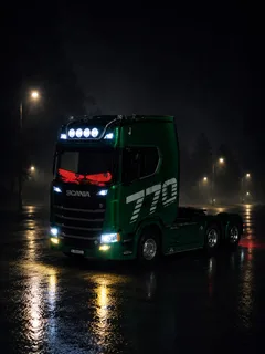 Радиоуправляемый тягач Scania HUINA масштаб 1:18 — фото 13