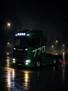 Радиоуправляемый тягач Scania HUINA масштаб 1:18 — фото 14