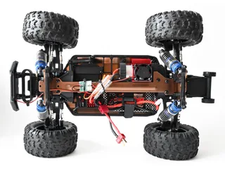 Радиоуправляемый монстр Remo Hobby (красный) 4WD 2.4G 1/14 RTR — фото 7