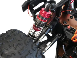 Радиоуправляемый монстр Remo Hobby Brushless (красный) 4WD 2.4G 1/14 RTR — фото 10