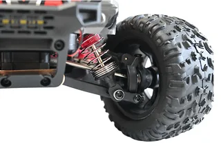 Радиоуправляемый монстр Remo Hobby Brushless (красный) 4WD 2.4G 1/14 RTR — фото 11