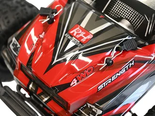 Радиоуправляемый монстр Remo Hobby Brushless (красный) 4WD 2.4G 1/14 RTR — фото 7