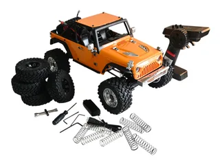 Радиоуправляемый краулер MJX Hyper Go H12Y+ (желтый) FOC Brushless 4WD 2.4G LED 1/12 RTR — фото 11
