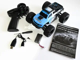 Радиоуправляемый монстр RCM Recon MT (синий) 4WD 2.4G 1/20 RTR — фото 15