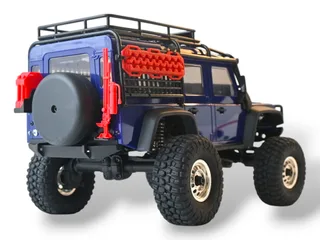 Радиоуправляемый краулер Remo Hobby OFF-ROAD (синий) 4WD 2.4G 1/18 RTR — фото 11