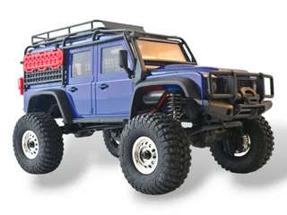 Радиоуправляемый краулер Remo Hobby OFF-ROAD (синий) 4WD 2.4G 1/18 RTR — фото 3