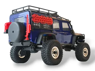 Радиоуправляемый краулер Remo Hobby OFF-ROAD (синий) 4WD 2.4G 1/18 RTR — фото 4