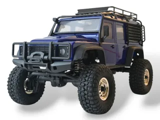 Радиоуправляемый краулер Remo Hobby OFF-ROAD (синий) 4WD 2.4G 1/18 RTR — фото 5