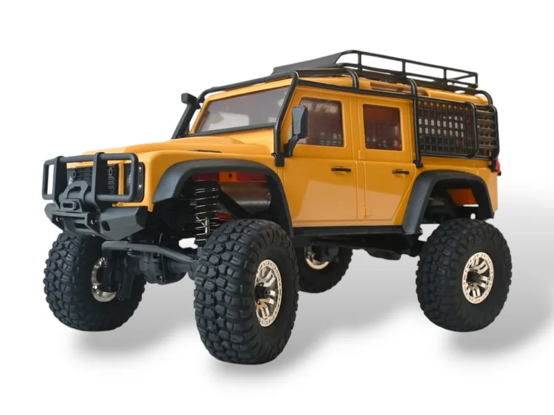 Радиоуправляемый краулер Remo Hobby OFF-ROAD (желтый) 4WD 2.4G 1/18 RTR