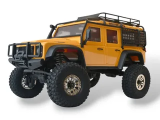Радиоуправляемый краулер Remo Hobby OFF-ROAD (желтый) 4WD 2.4G 1/18 RTR — фото 2