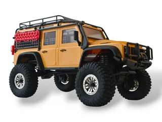 Радиоуправляемый краулер Remo Hobby OFF-ROAD (желтый) 4WD 2.4G 1/18 RTR — фото 3