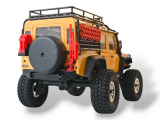 Радиоуправляемый краулер Remo Hobby OFF-ROAD (желтый) 4WD 2.4G 1/18 RTR — фото 5