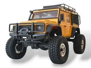 Радиоуправляемый краулер Remo Hobby OFF-ROAD (желтый) 4WD 2.4G 1/18 RTR — фото 6