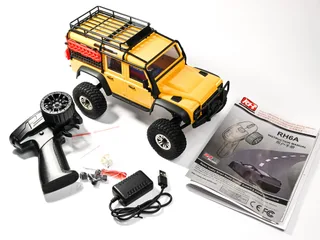 Радиоуправляемый краулер Remo Hobby OFF-ROAD (желтый) 4WD 2.4G 1/18 RTR — фото 9