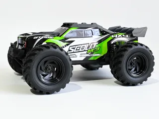 Радиоуправляемый монстр RCM Scout M3 (зеленый) 4WD 2.4G 1/20 RTR — фото 2