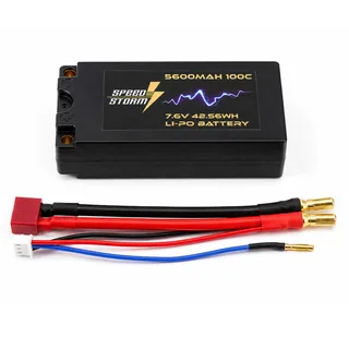 Аккумулятор Speed Storm Li-PoHV 7.6V 100C 5600 mAh Hard SP разъем T-plug (Deans) — фото 5