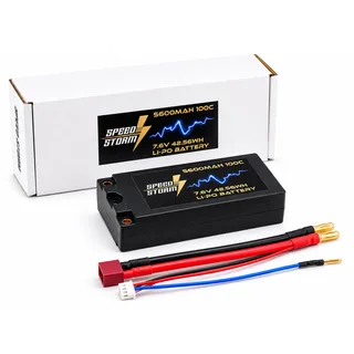 Аккумулятор Speed Storm Li-PoHV 7.6V 100C 5600 mAh Hard SP разъем T-plug (Deans) — фото 7