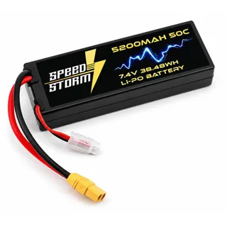 Аккумулятор Speed Storm Li-Po 7.4V 50C 5200 mAh Hard Case разъем XT90 — фото 4