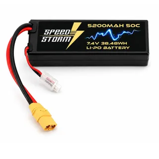 Аккумулятор Speed Storm Li-Po 7.4V 50C 5200 mAh Hard Case разъем XT90 — фото 5