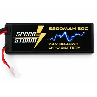 Аккумулятор Speed Storm Li-Po 7.4V 50C 5200 mAh Hard Case разъем XT90 — фото 6