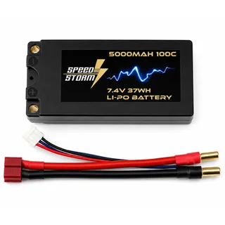 Аккумулятор Speed Storm Li-Po 7.4V 100C 5000 mAh Hard SP разъем T-plug (Deans) — фото 6