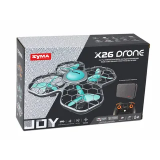 Радиоуправляемый квадрокоптер Syma X26 красный с сумкой — фото 14